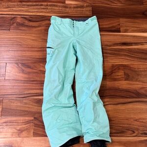 Under Armour Light Green Snow Pants